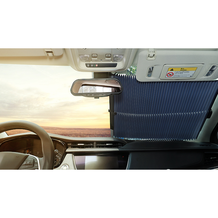 4Size Automatic Telescopic Adjustable Sun Shade Board Sun Protection Cars Trucks Front Windshield Sun Umbrella Board Car Curtain