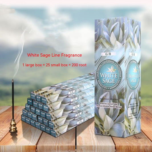 White Salvia Officinalis White Sage Aromatherapy Incense Joss-stick (Retail Price £27.00)