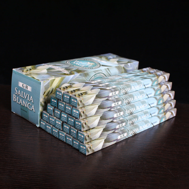 White Salvia Officinalis White Sage Aromatherapy Incense Joss-stick (Retail Price £27.00)