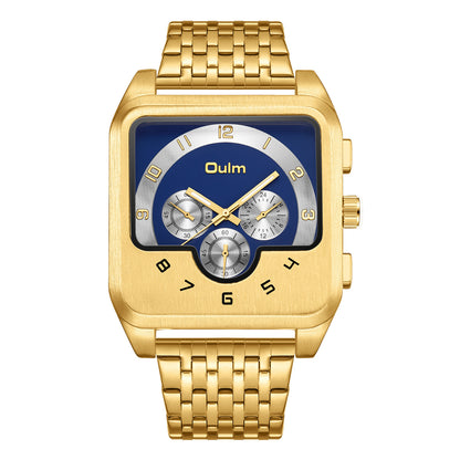 Gold Men's Watch Square Quartz (RRP 83.98p)